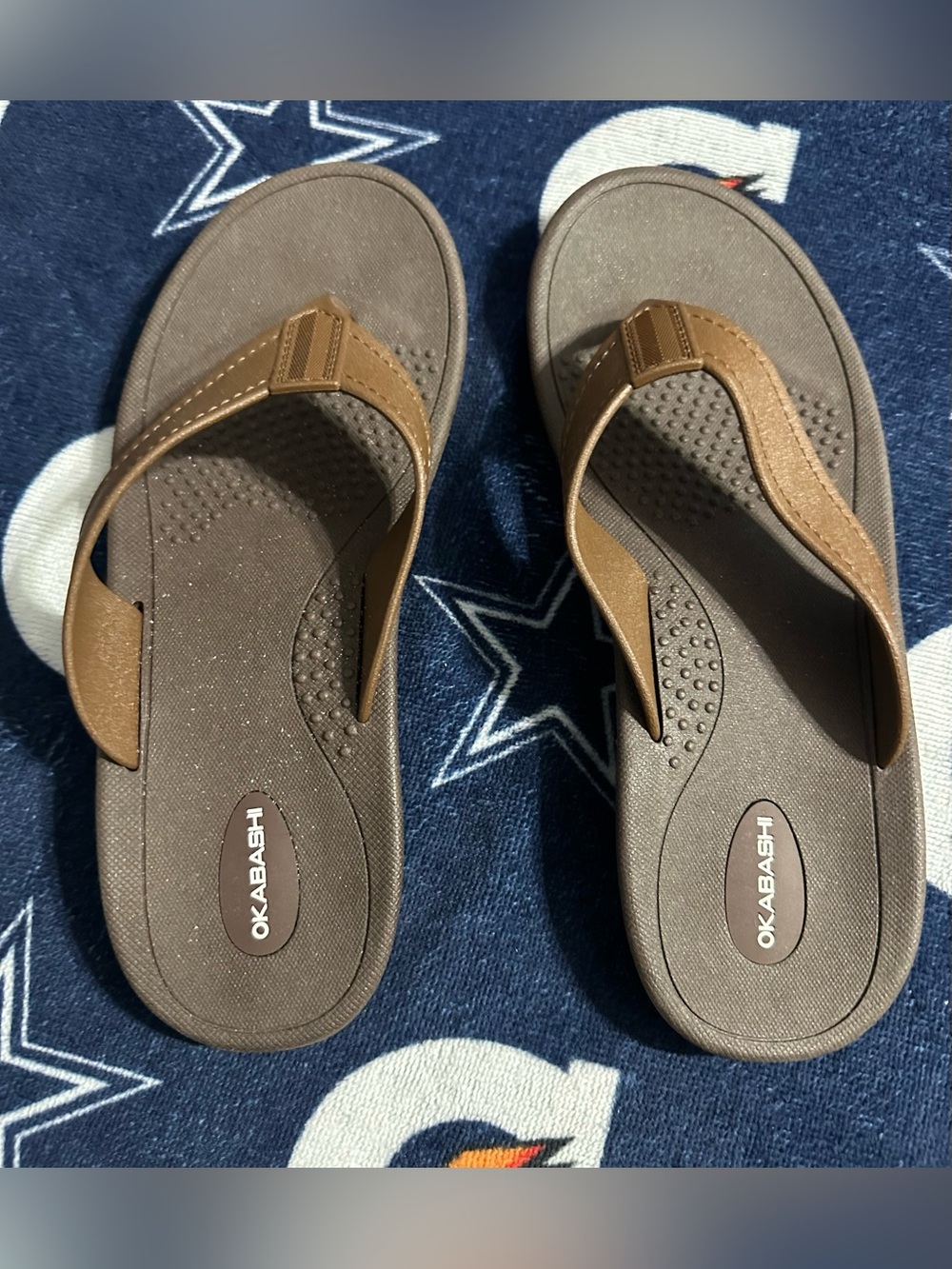 Okabashi Voyager Flip Flop Sandals – Men’s Size L (8–8.5)